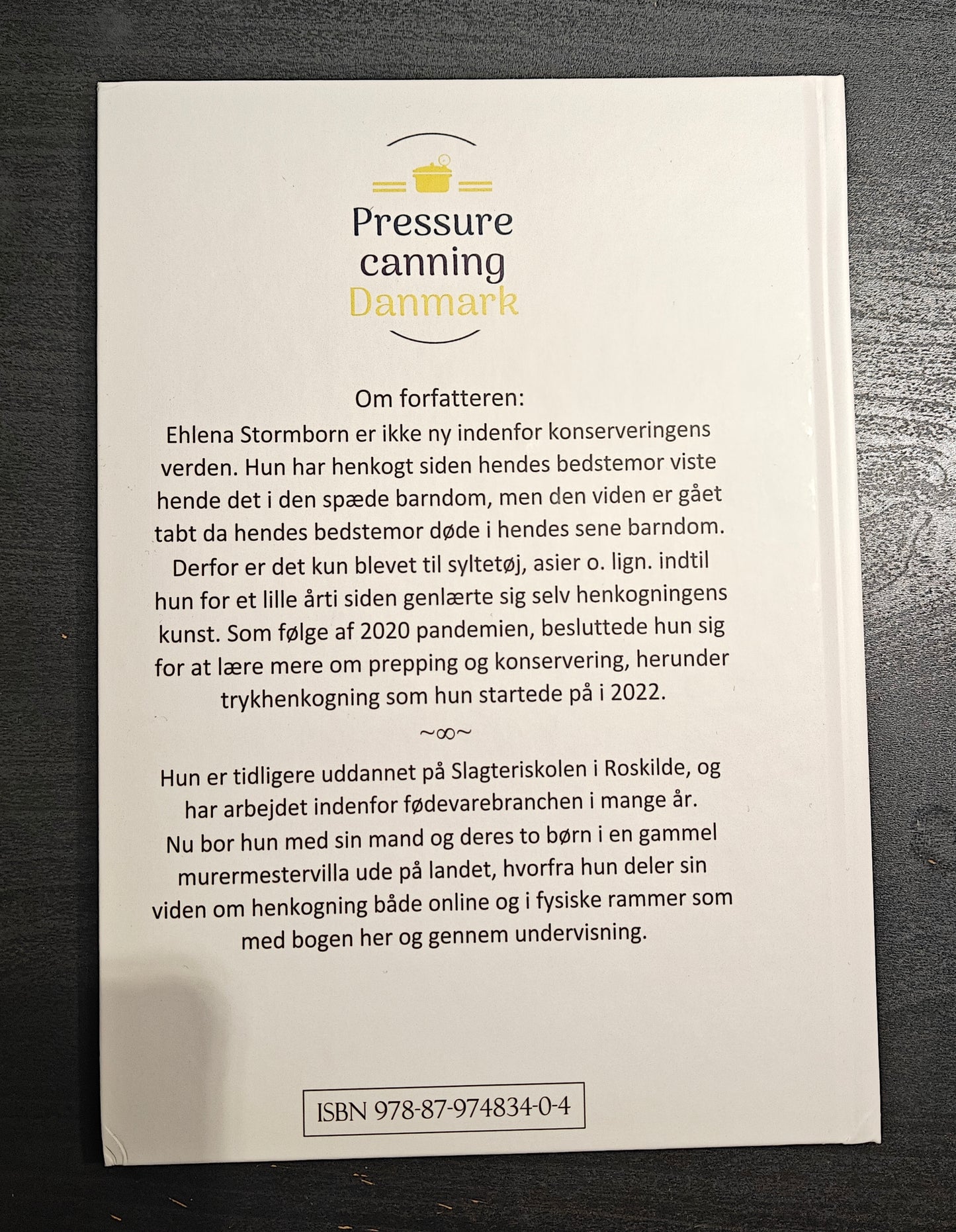 "Pressure canning for begyndere" FEJL COVER